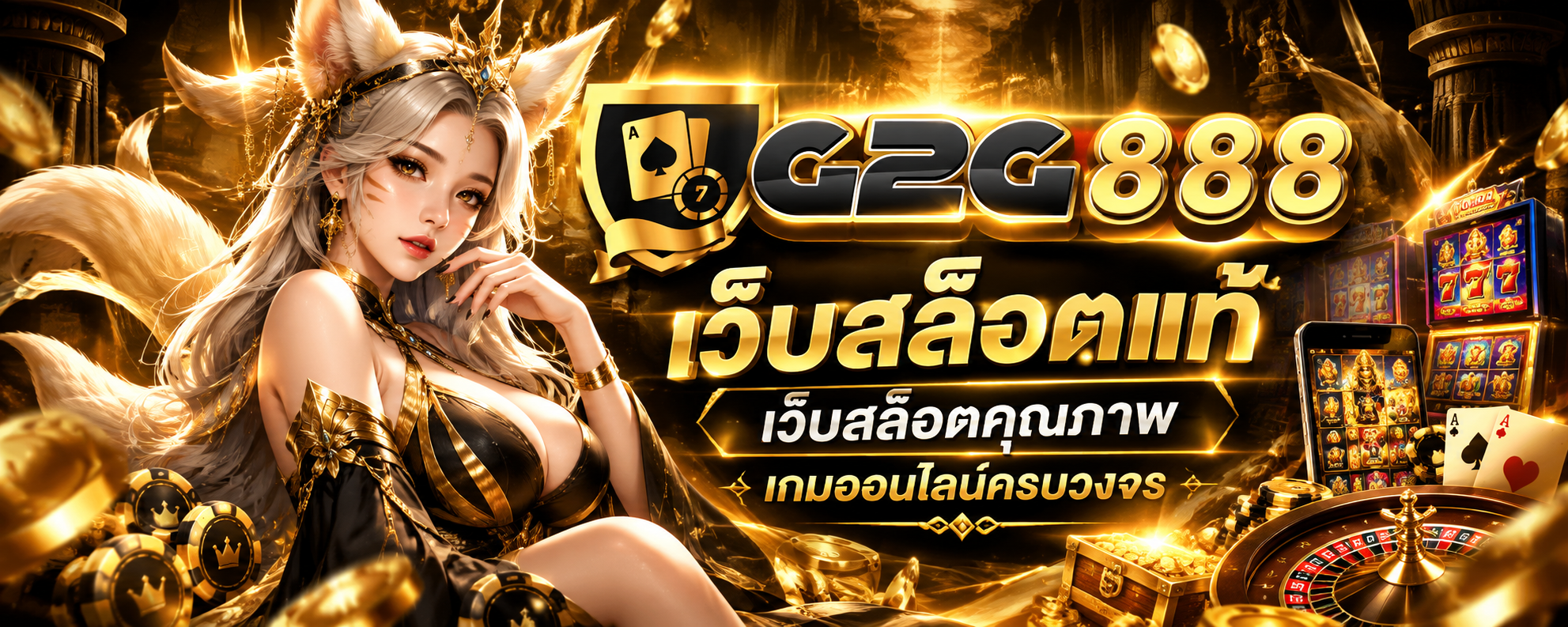 G2G888 เว็บสล็อตแท้ ครบจบในเว็บเดียว พร้อมประสบการณ์คาสิโนออนไลน์ยุคใหม่